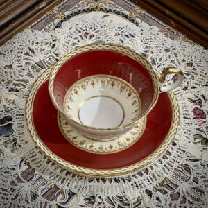 Aynsley Desnorough Fine Bone China Teacup and Saucer